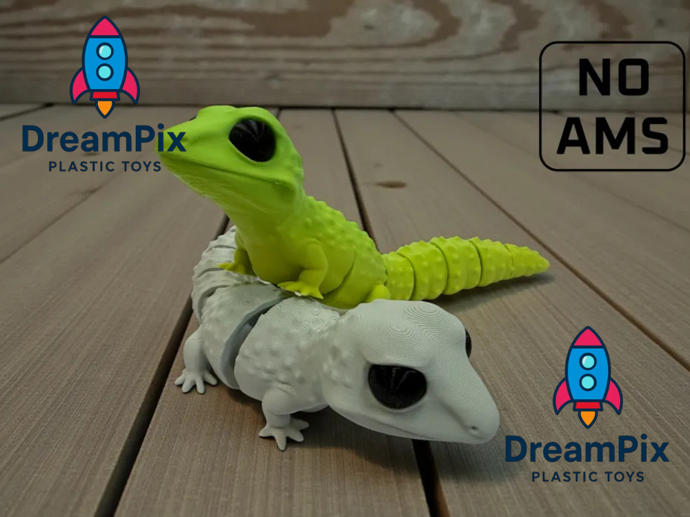 Flexi Gecko – Articulated 3D Printed Fidget Toy