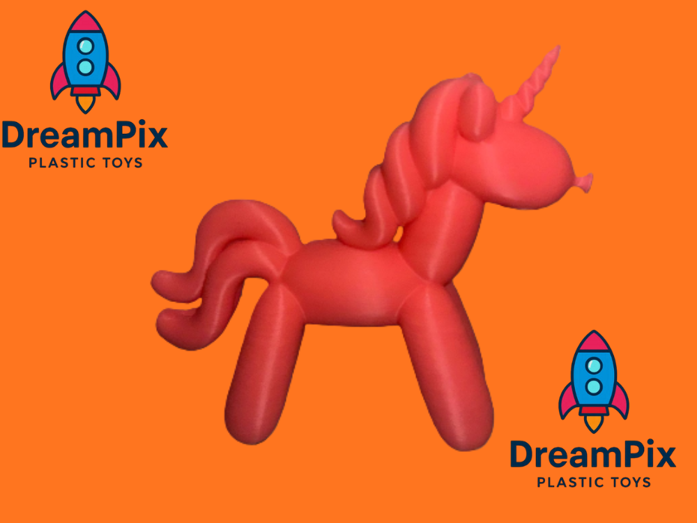 Balloon Unicorn & Llama Figures – 3D Printed Decorative Home Accents