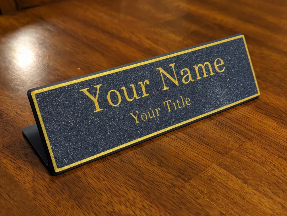 ProSign: Custom Flush-Surface Name Plate