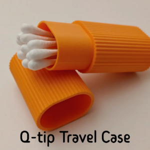 Q-tip travel case
